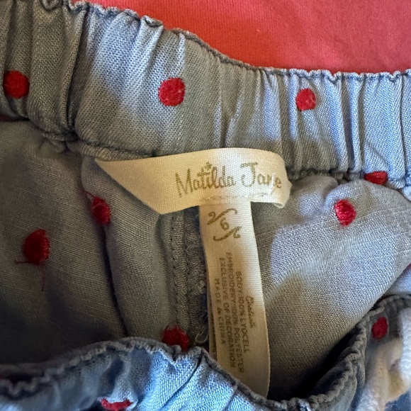 {Matilda Jane} Top & Shorts SET size 6 play condition - Picture 4 of 6